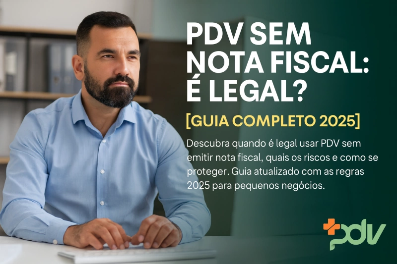 PDV Sem Nota Fiscal: É Legal? [Guia Completo 2026]